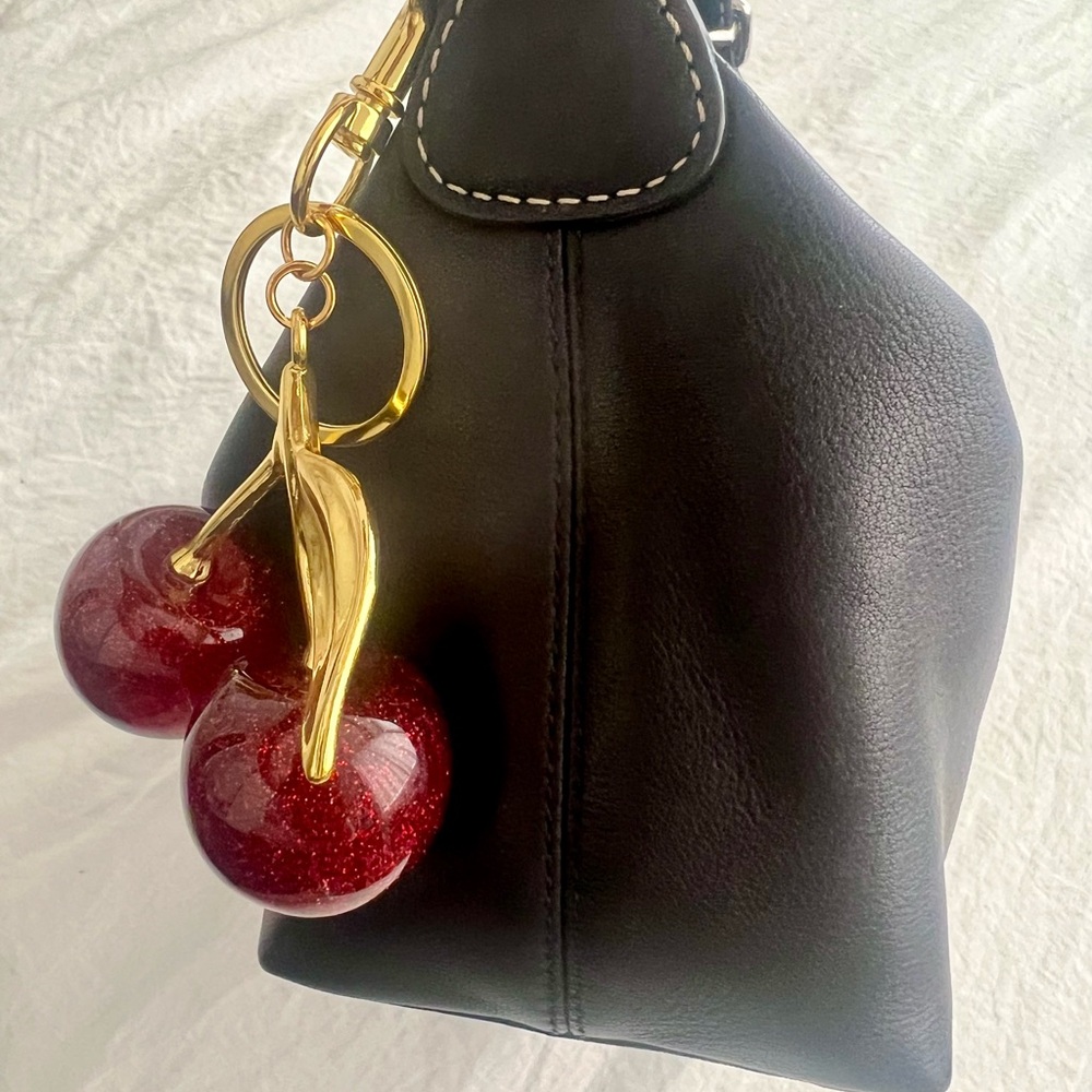 👑✅PRICE FIRM✅Small Coach Genuine Soft Black Leather Hand Bag - Picture 5 of 15